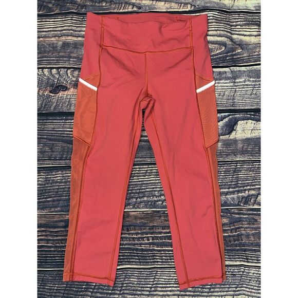 Lemon Pants - Lululemon Speed Up Crop *High Mesh 21" Aries Size 6 Leggings Yoga Athletic Run
